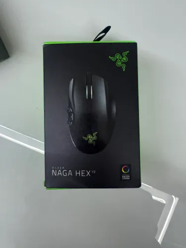 Mouse Gamer Razer Naga Hex V2 ? 16.000 DPI ? MOBA/MMO ? Com caixa