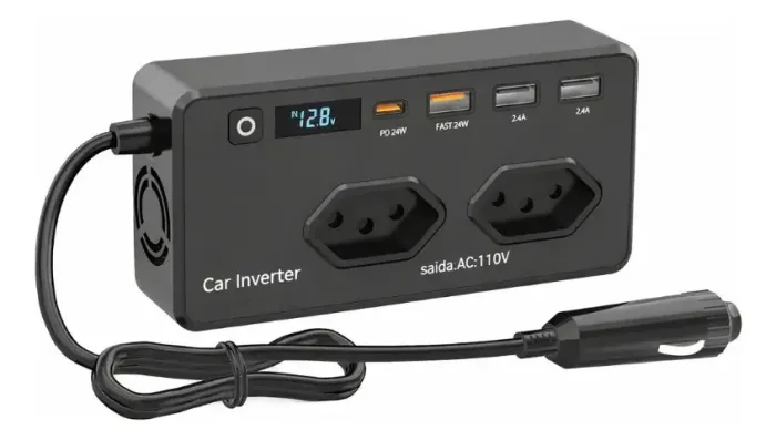 Inversor Conversor 350w 12v Para 110v Tomada Usb Turbo para starlink