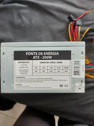 Fonte ATX 200w