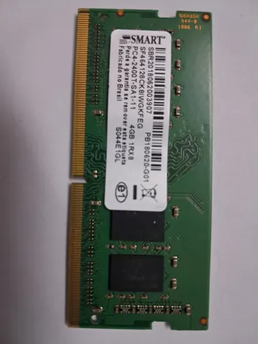 MEMÓRIA RAM SMART 4G - PC4 2400 - USADA