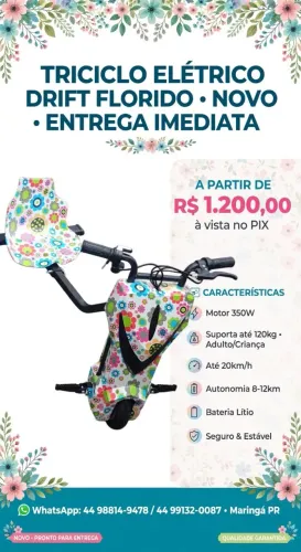 Triciclo elétrico
