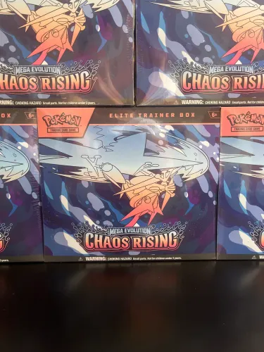 Etb Pokémon TCG - Chaos Rising Inglês Cards 