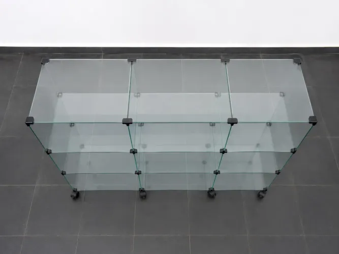 BALCÃO DE VIDRO VITRINE MODULADO 30x50
