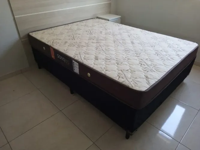 BASE BAU CASAL MAIS COLCHÃO CASAL D33 FRETE GRÁTIS 
