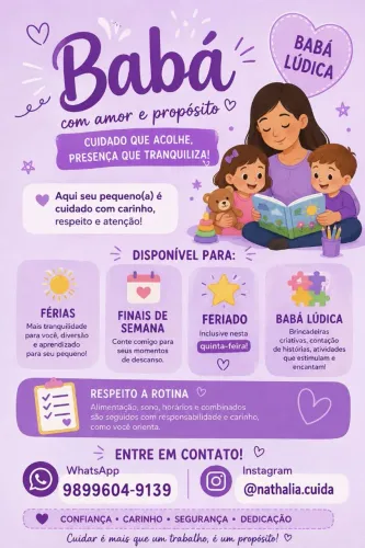 Está procurando uma Babá? 