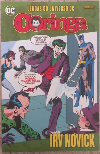 Coringa por Irv Novick Lendas do Universo DC da Editora Panini