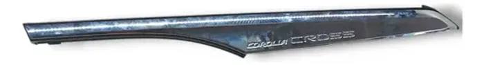 Friso Lateral Cromado Esquerdo Toyota Corolla Cross 2026 Preto