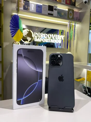 IPHONE 16 PRO MAX 512GB SEMINOVO IMPECÁVEL COM CAIXA E GARANTIA