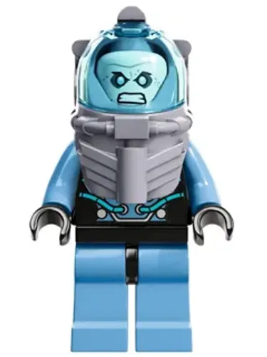 Lego super heroes Sh0049 Mr. Freeze, Medium Blue