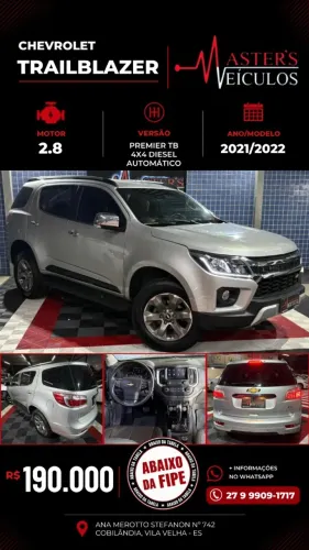 Chevrolet Trailblazer Premier 2.8 TB Diesel Aut. 2022