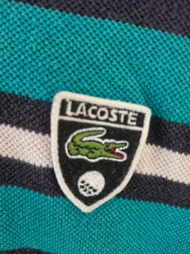 R$ 150 | Camisa Polo Lacoste | Tamanho 7 | Usada | Pequena Mancha Na Gola | Excelente