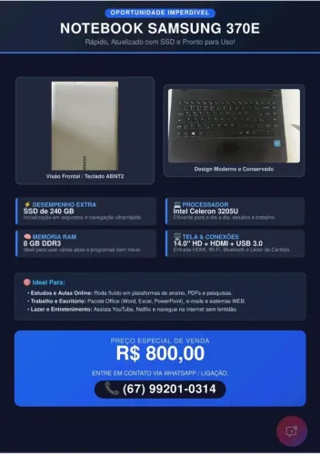 Notebook Samsung