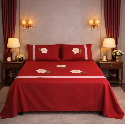 Jogo de Lençol Casal Bordado Premium Oxford - Transforme seu Quarto!