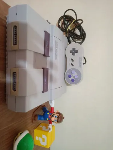 Super Nintendo e Controle Original