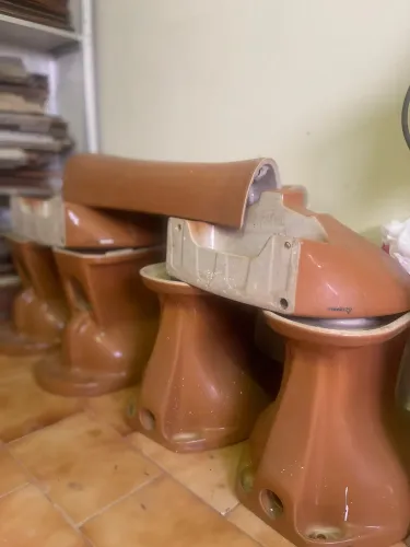 2 Conjunto de banheiro vintage novo - vaso, bidê e pia (2 unidades)