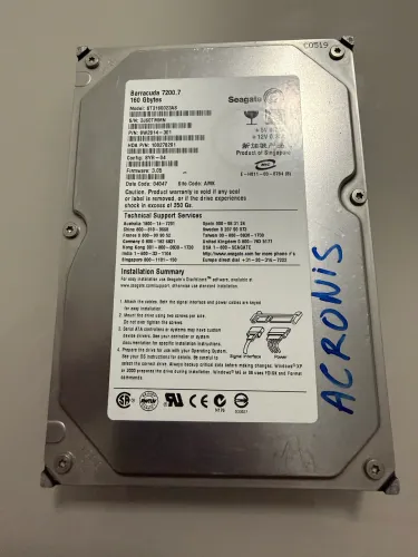 HD Barracuda 7200.7 160 Gb