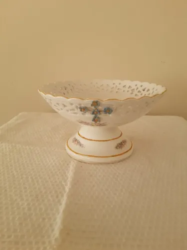 Pequena fruteira porcelana