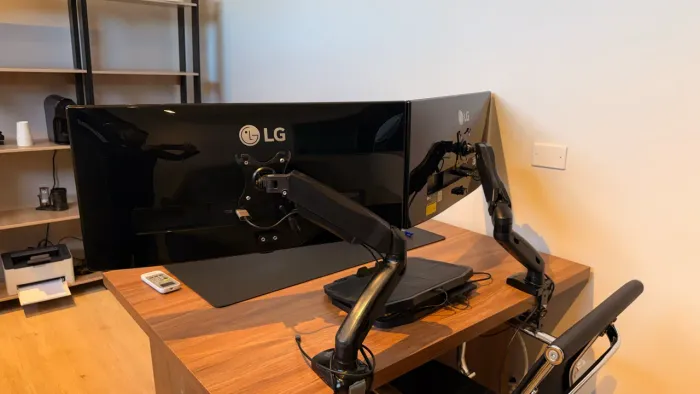 Kit 2 monitores gamer ultrawide LG