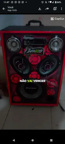 Caixa de som profissional