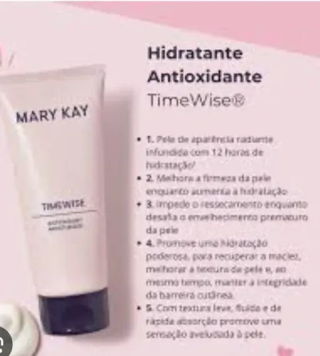 Produtos Mary Kay Hidratante e gel de limpeza 4 em 1