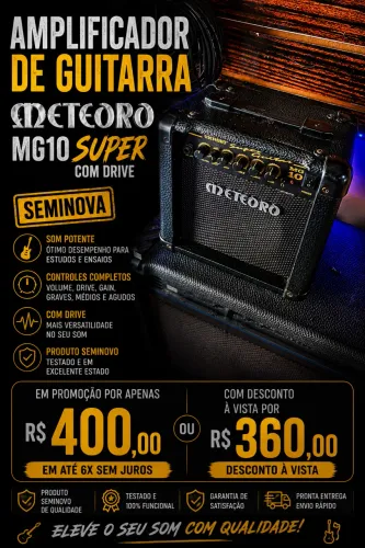 Caixa Meteoro MG10 com drive promocao 