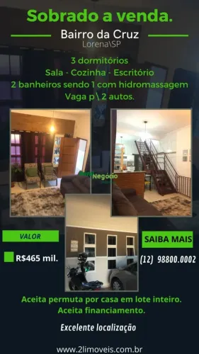 Sobrado com excelente localização à venda