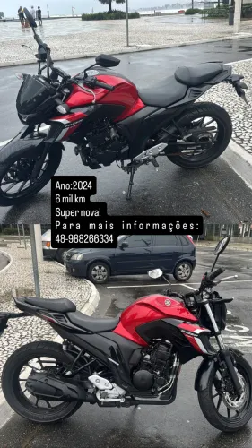 ? Yamaha Fazer 250 ABS 2024 - Apenas 6.000 km | Abaixo da FIPE ?