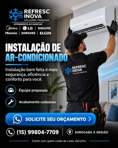 Serviços de refrigeração