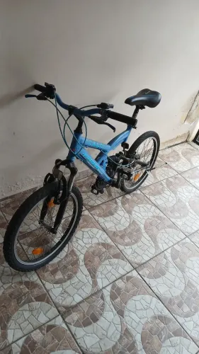Bicicleta aro 14 de marcha azul