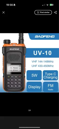 Radio vhf py baofeng uv-10