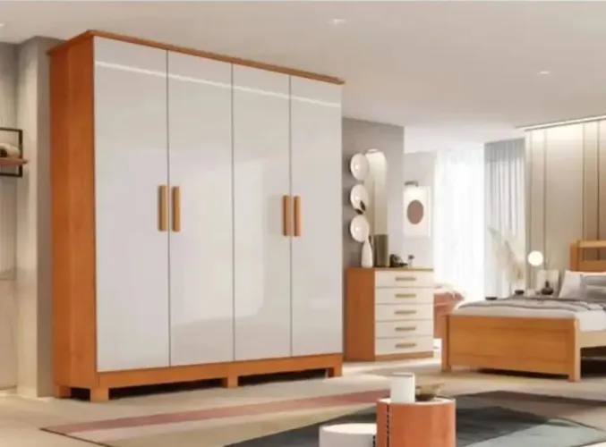 Guarda Roupa 1,40 4 Portas 2 Gavetas NOVO