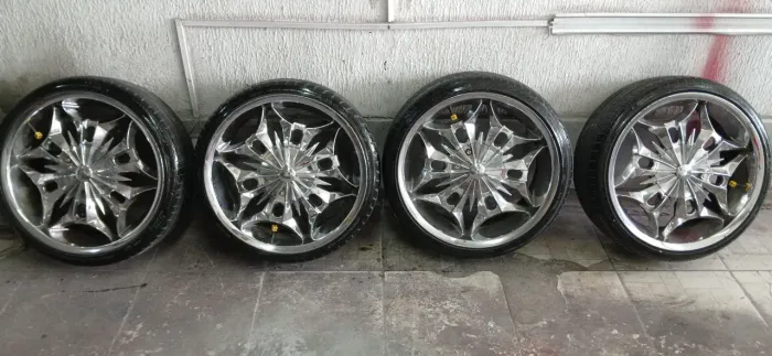 Rodas linha hyundai aro cromadas