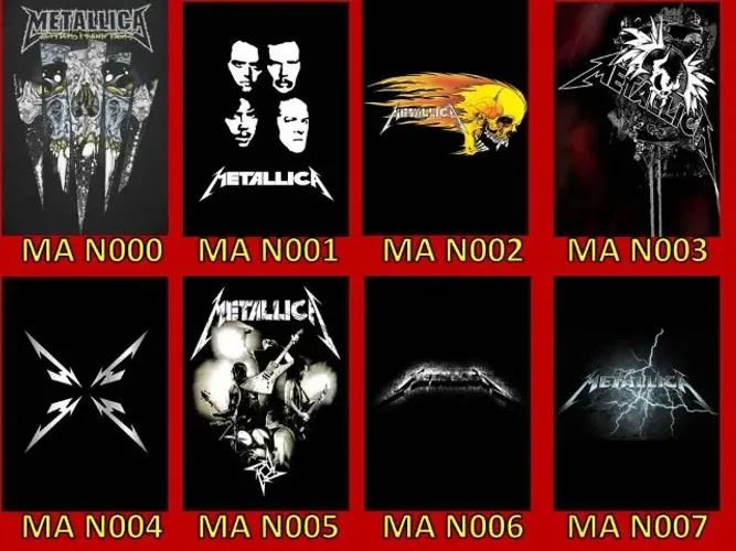 caderno personalizado Metallica 1 matéria