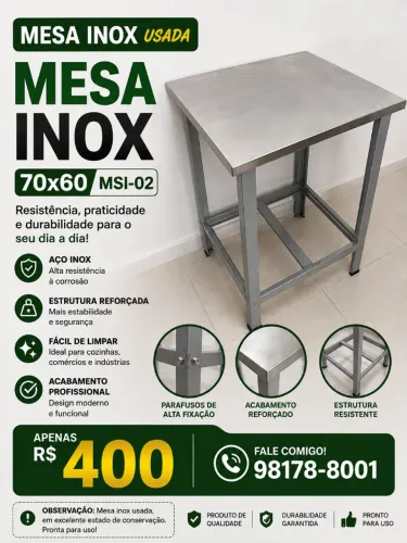 Mesa inox