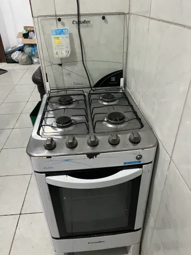 Fogão Esmaltec Ágata 4 Bocas - Funcionando