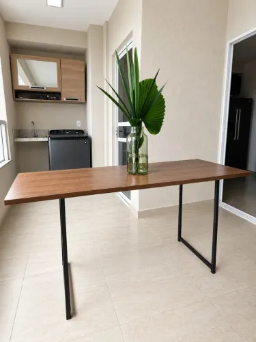 Mesa estilo industrial | escritório ou estudo