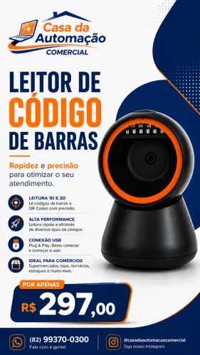Leitor Fixo de Balcão