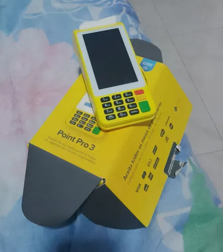 Máquina de cartão, mercado pago.