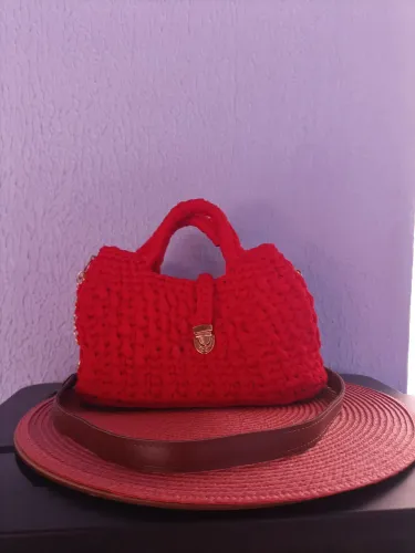 Bolsa de fio de malha