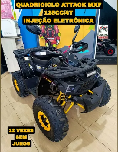 Quadriciclo ATTACK MXF 125cc/4t INJETADO Em 12 Vezes Sem Juros