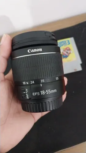 Lente camera canon 