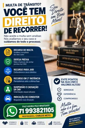 Defesa administrativa de multas de trânsito
