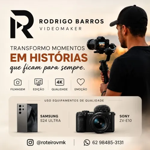 Videomaker em Goiânia | Filmagem e Edição de Vídeos