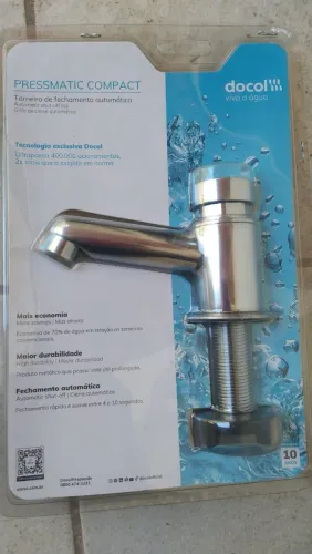 2 Torneiras Automáticas De Metal Docol