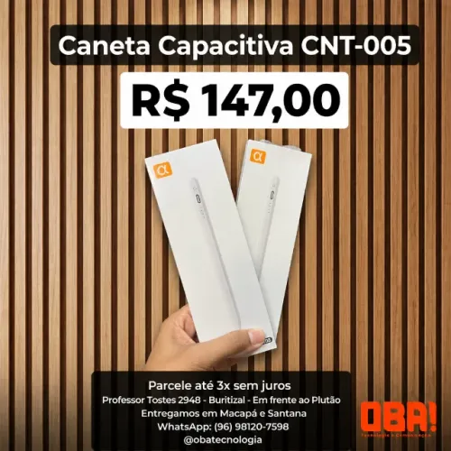 Caneta Capacitiva CNT-005 Touch para tablet e celular