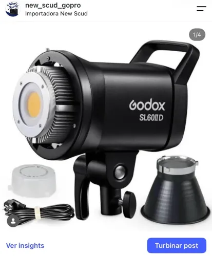 Luz de vídeo Led Godox Sl6Oiid 70w