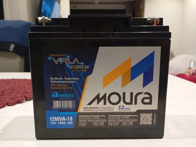Vendo bateria 12 v , 18 amper
