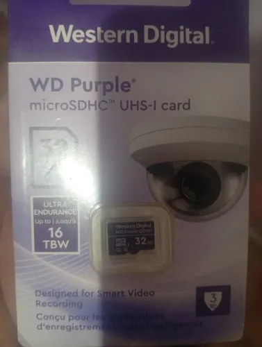 Cartão SD pourple original  32 gb pra sair