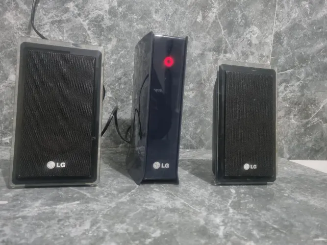 Receiver e caixas LG 