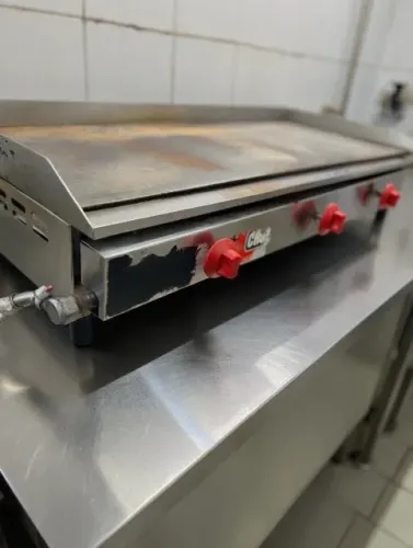 Chapa Profissional Croydon A Gás 100 Cm Fg10